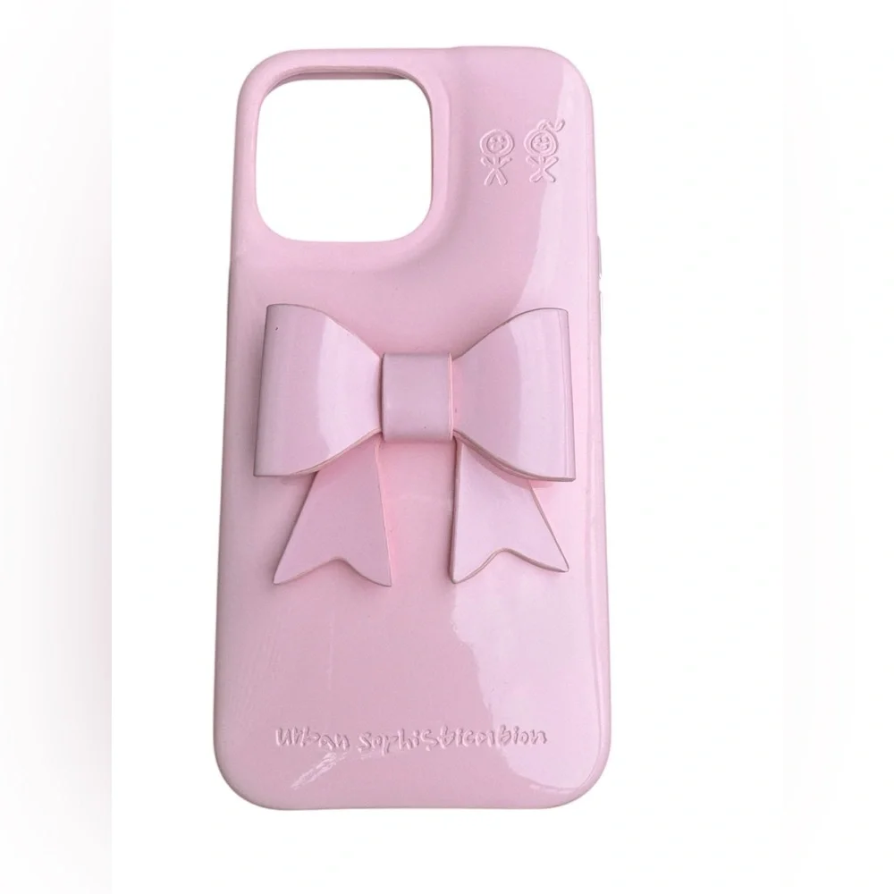 🎀🎀 Urban sophistication The Soap Case® - Bow in Pink 15 PRO MAX 🎀🎀